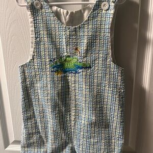 Fast FRIENDS Blue and Green Kids One Piece